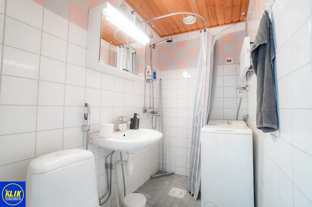 Salles de bain - Bright Apartment with Balcony in Rauma Centre