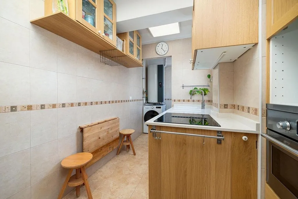 Cuisine - Reform Apartment with Balcony in Son Cotoner, Palma