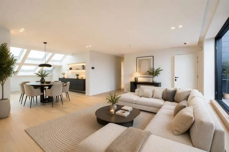 Living Room - Apartment in Central Brussels