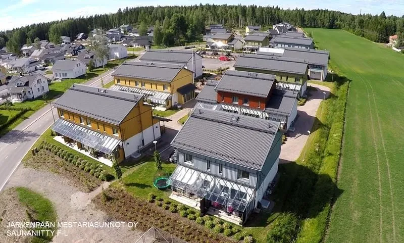 Vue aérienne - 2-Bedroom Apartment with Balcony in Järvenpää