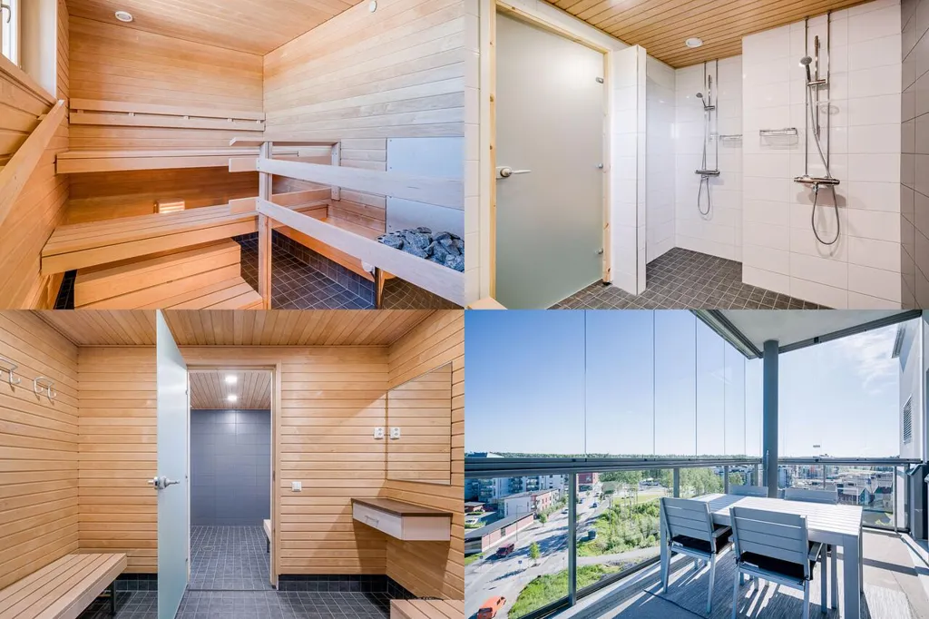 Pièces - Modern Flat with Glazed Balcony in Vuores