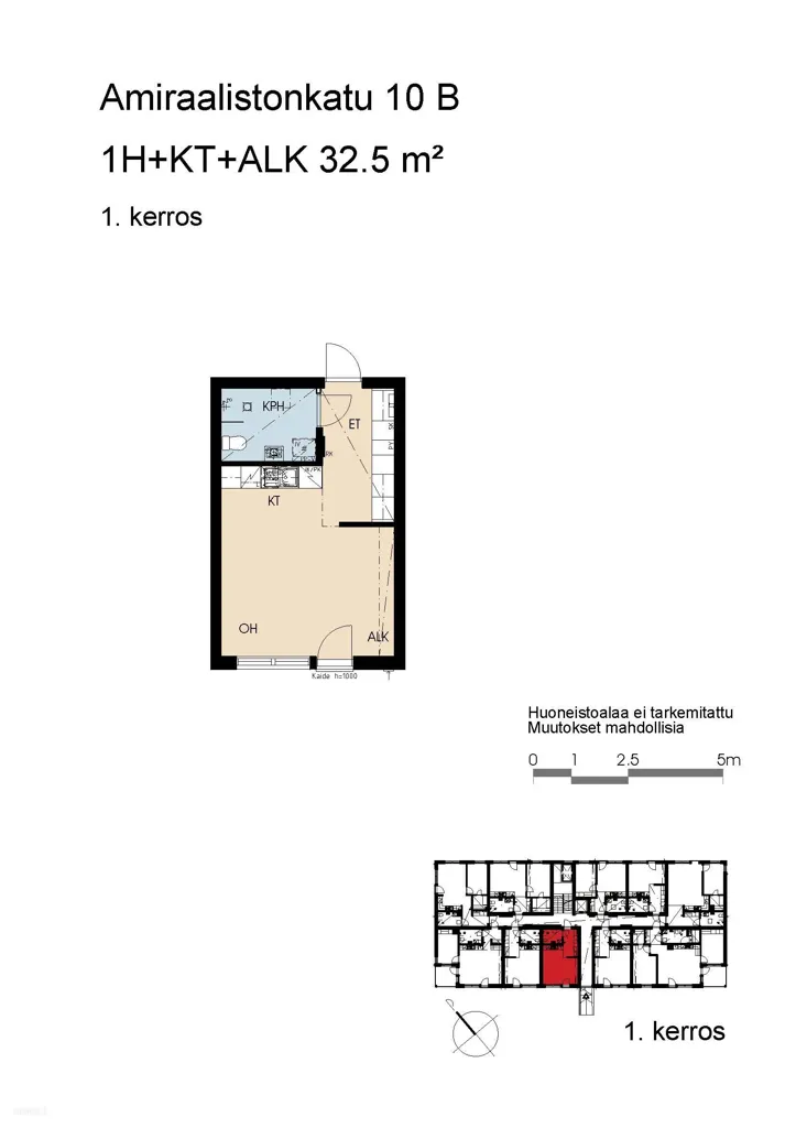 Planimetria - Modern Apartments with Balcony in Turku Centre