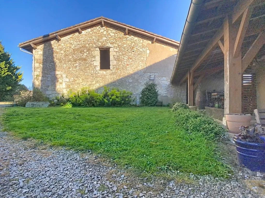 Jardin - Maison en Pierre avec Grange à Ordan-Larroque