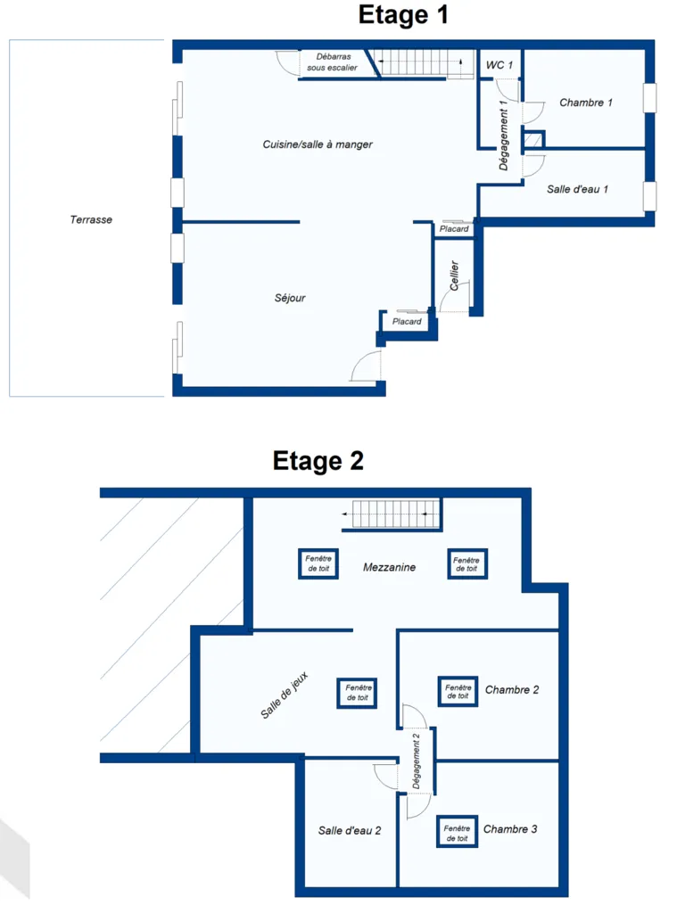 Plan - Loft en Duplex avec Spa et Parking à Millau