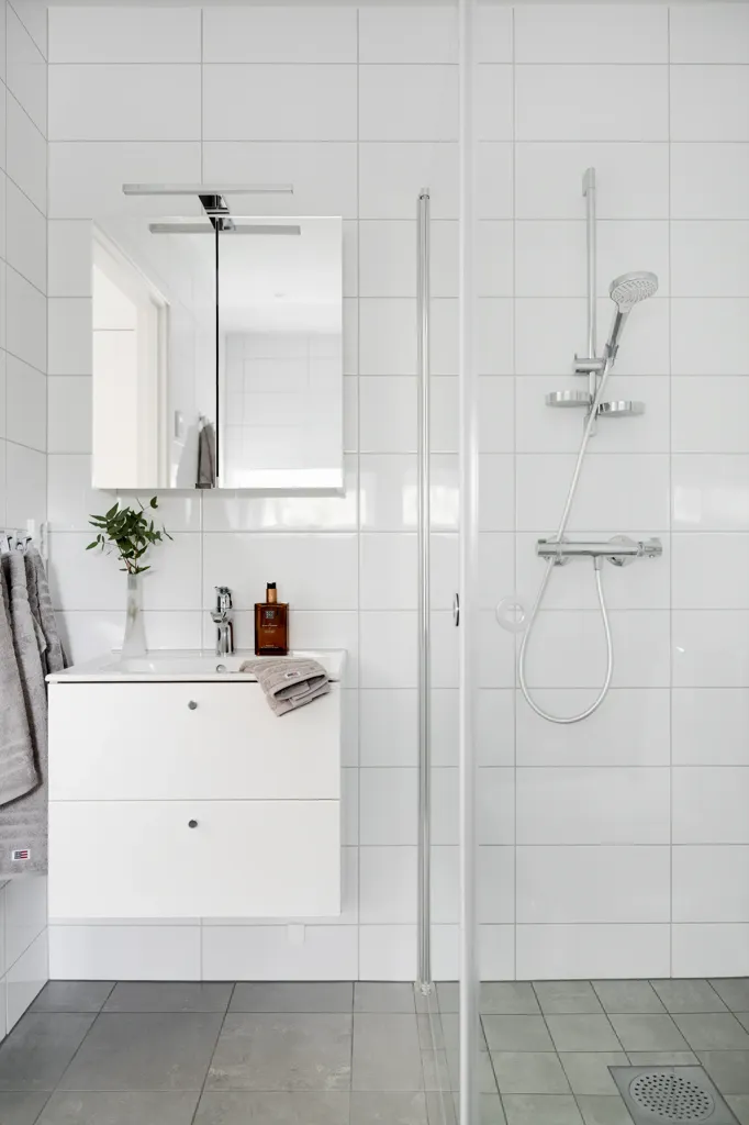 Salles de bain - Apartment with Garden Access in Skåne