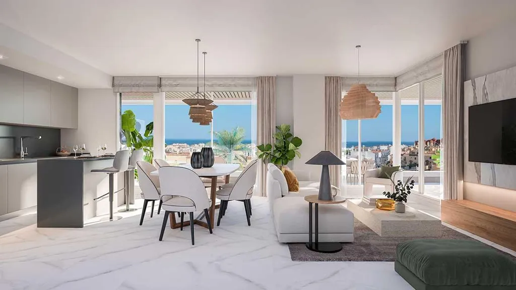 Elutuba - 4-Bedroom Apartment with Pool in Estepona Centre