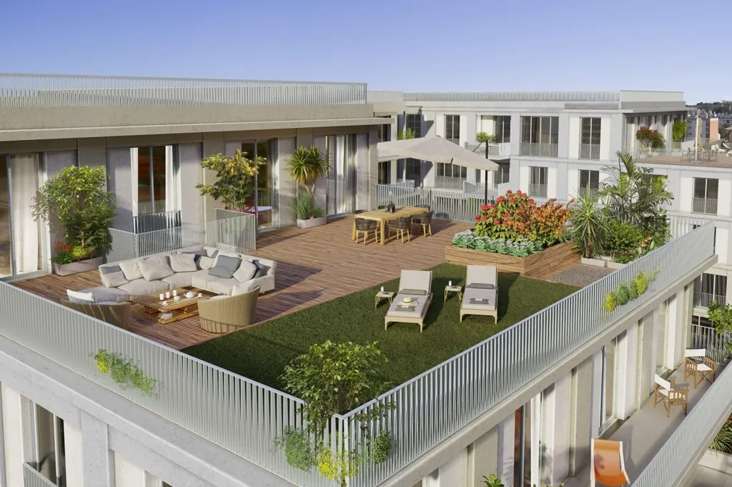 Õhuvaade - Duplex Apartment with Garden in Craponne