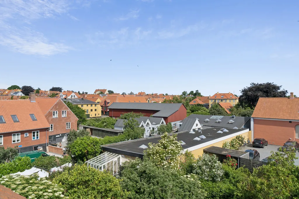 Vista aerea - Historic Apartment with Harbour View in Svaneke
