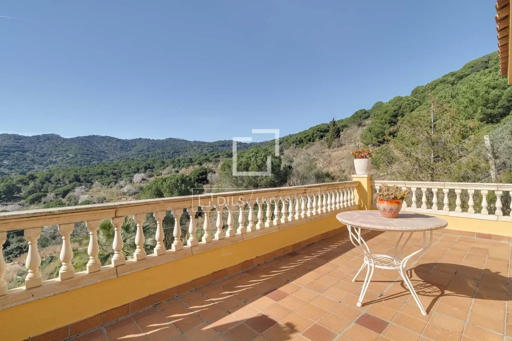 Terrasse - Detached House with Pool in Vilassar de Dalt