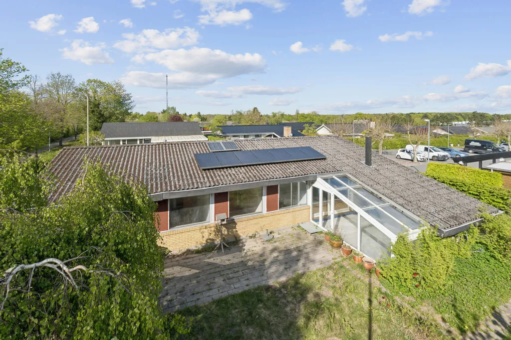 Vue aérienne - Fenced Villa with Garden in Albertslund