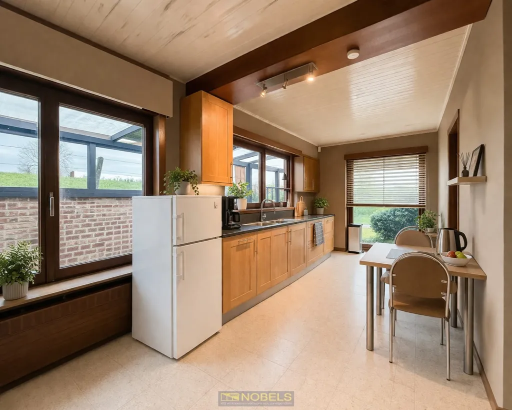 Cuisine - Maison avec 3 Garages dans un Cadre Rural à Horebeke