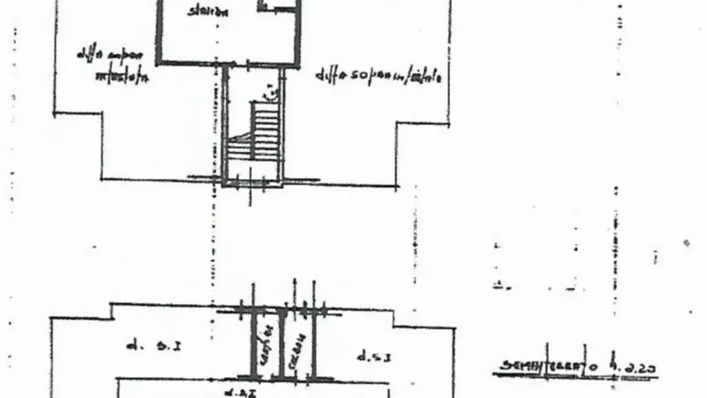 Plan - Rented Studio with Balcony in Clusone
