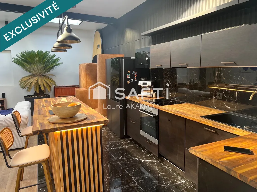 Cucina - Loft with Balcony in Le Perreux-Sur-Marne
