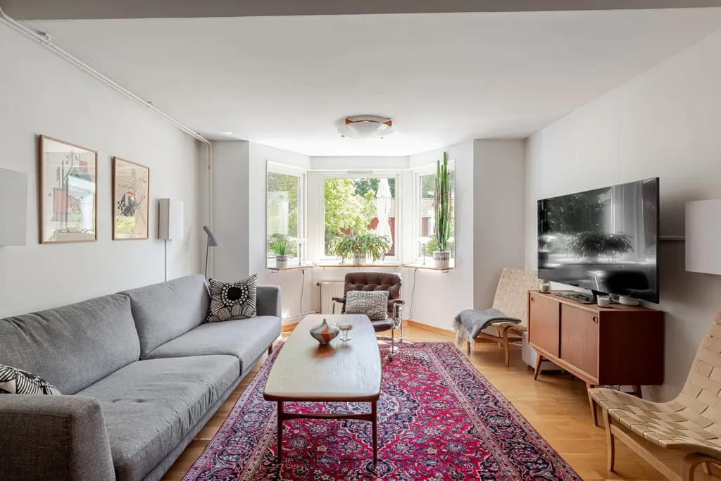 Living Room - Terraced House with Garden in Almby
