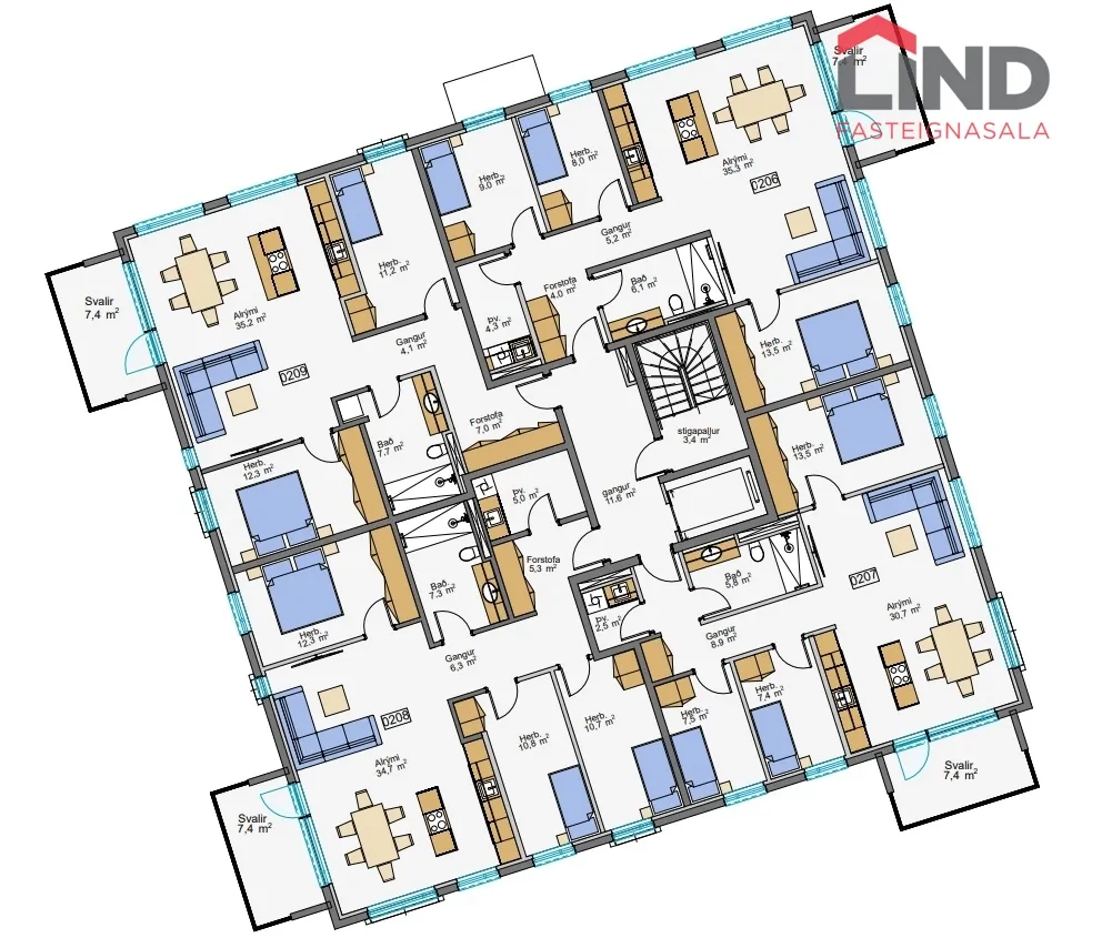 Appartement 4 pièces à Hafnarfjörður