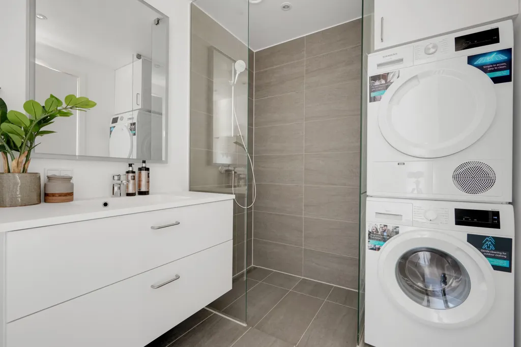 Salles de bain - 1-Bed Flat with Balcony in Hørsholm