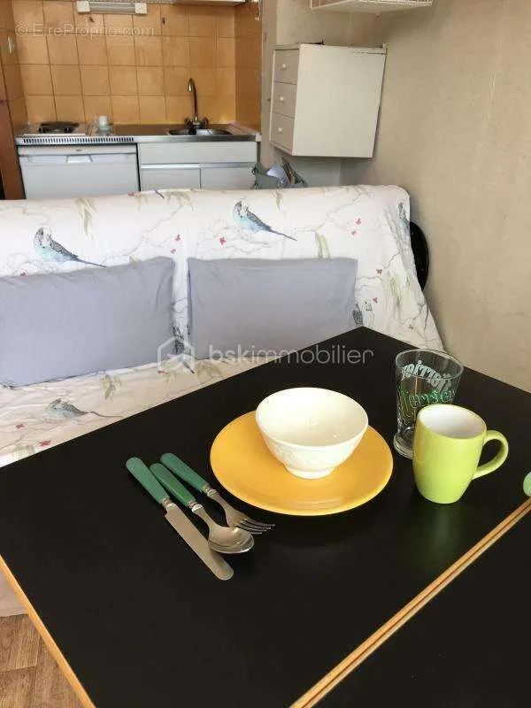 Salle à manger - Studio à la Montagne avec Balcon Sud à la Station des Pyrénées