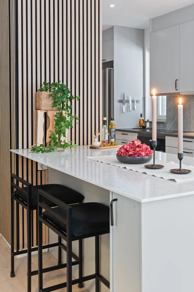 Cucina - Architectural Apartment with Waterfront in Tollare Kaj
