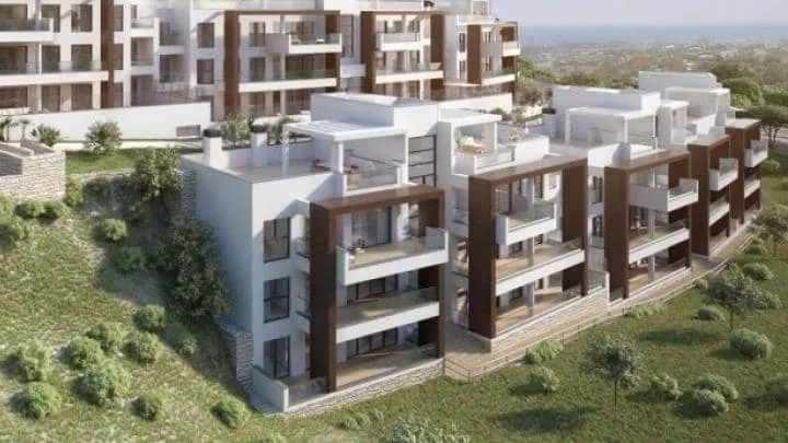 Õhuvaade - Apartment with Large Terrace in Benahavís