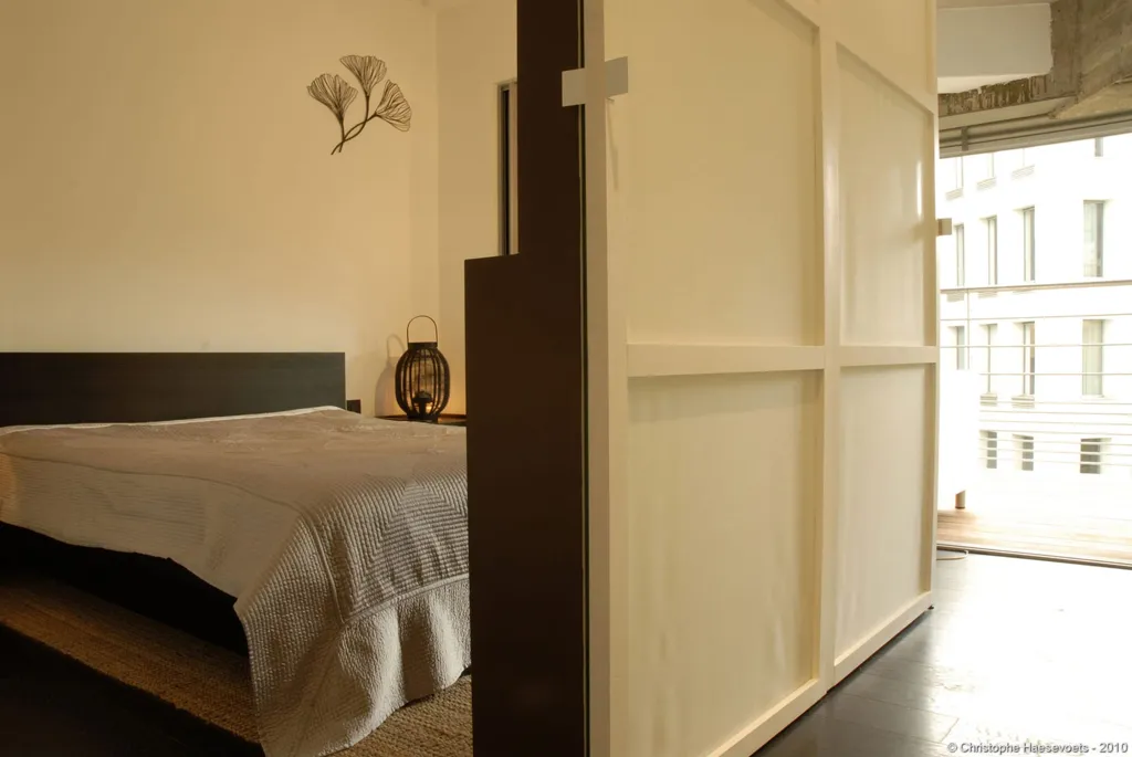 Chambres - Loft Moderne Meublé avec Terrasse à Bruxelles