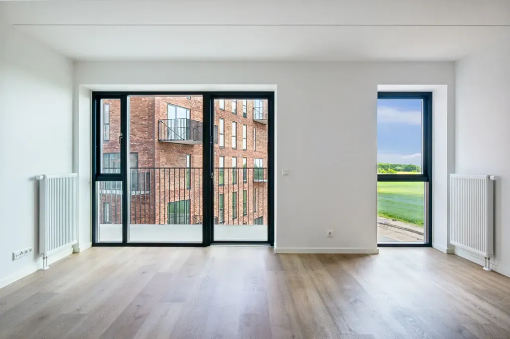 Pièces - New 2-Bedroom Apartment with Balcony in Aalborg
