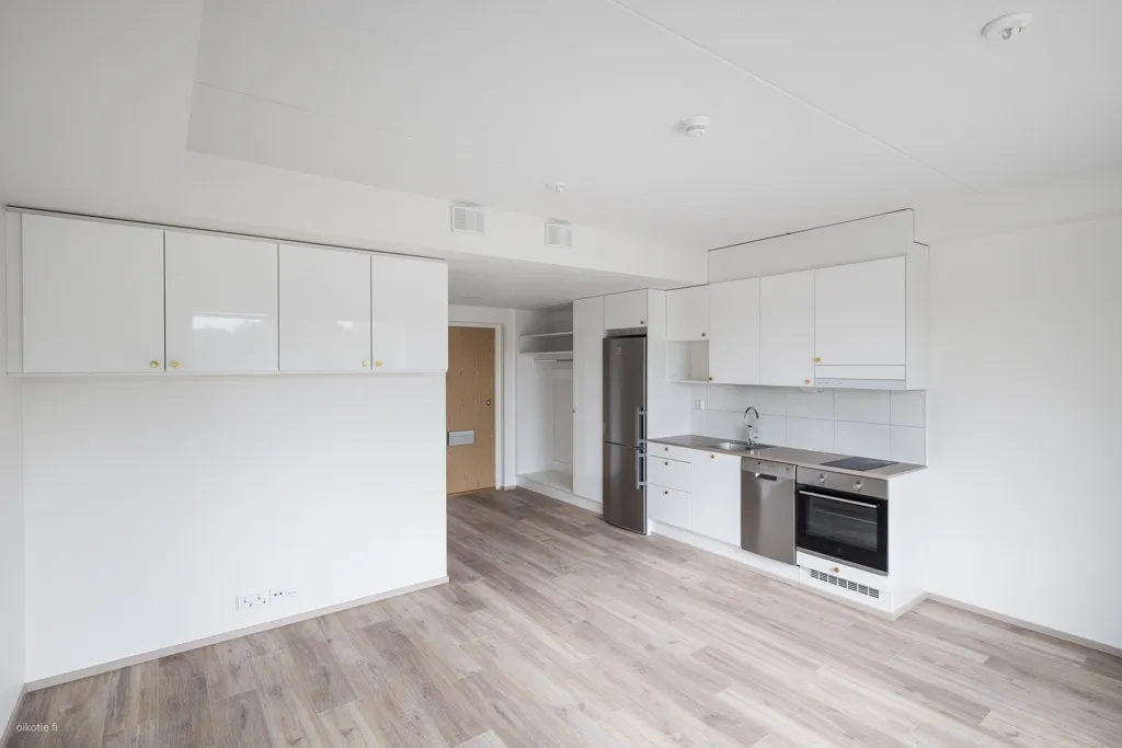 Cucina - Modern Studio with Balcony in Lamminpää, Tampere