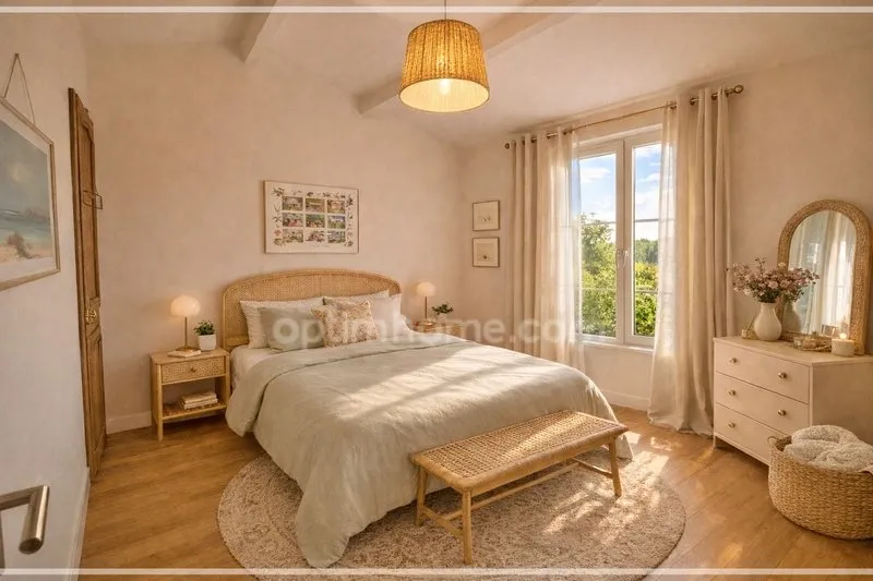 Chambres - Maison avec Piscine et Bureau à Montélimar