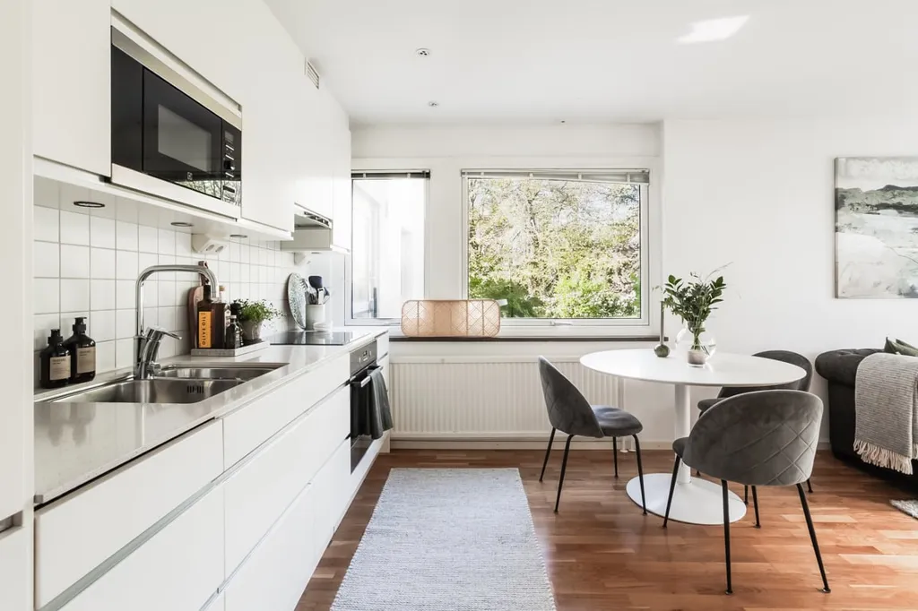 Cuisine - Corner Flat with Park View in Göteborg