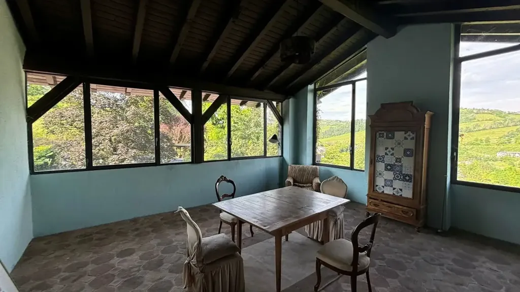 Söögituba - Restored 19th Century Villa with Pool in Golferenzo
