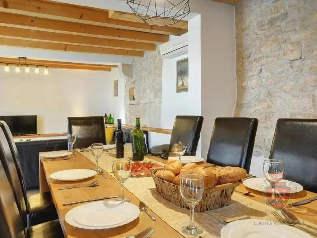 Dining Room - Duplex House with Security Features in Gračišće
