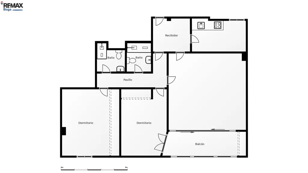 Planimetria - Apartment with Private Terrace in Pamplona