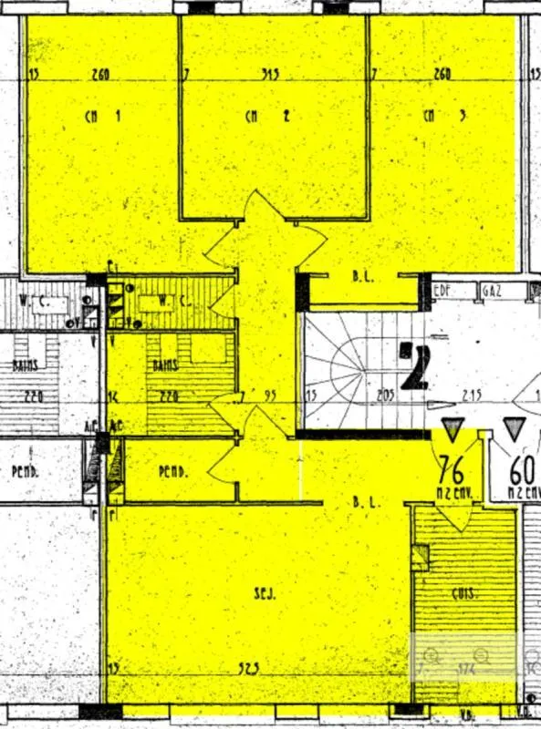 Plan - Appartement Traversant au Centre de Malakoff