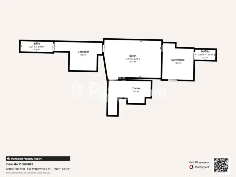 Plaan - Completely Renovated Flat in Palacio, Madrid