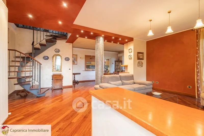 Séjour - Bifamiliar Villa with Private Garden in Capranica