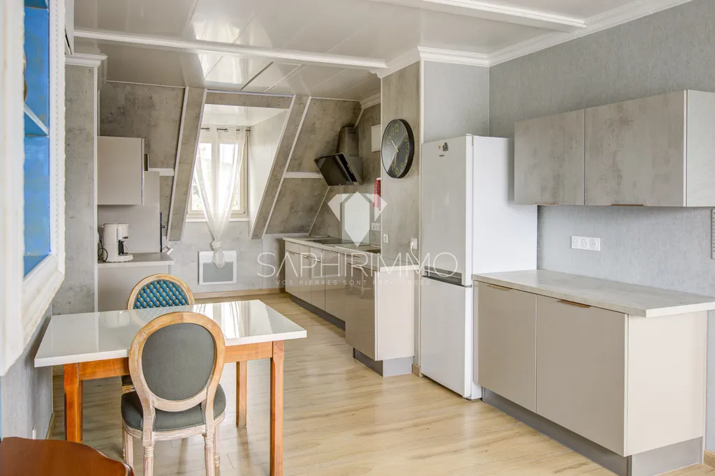Köök - Penthouse Apartment with Terraces in Brive Centre