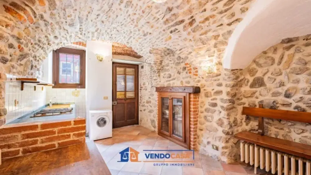 Köök - Rustic Studio with Central Location in Limone Piemonte