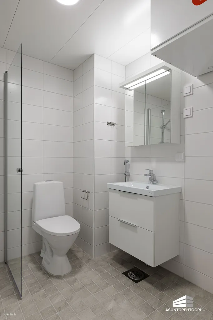 Bagni - Modern Studio with Balcony in Lamminpää, Tampere