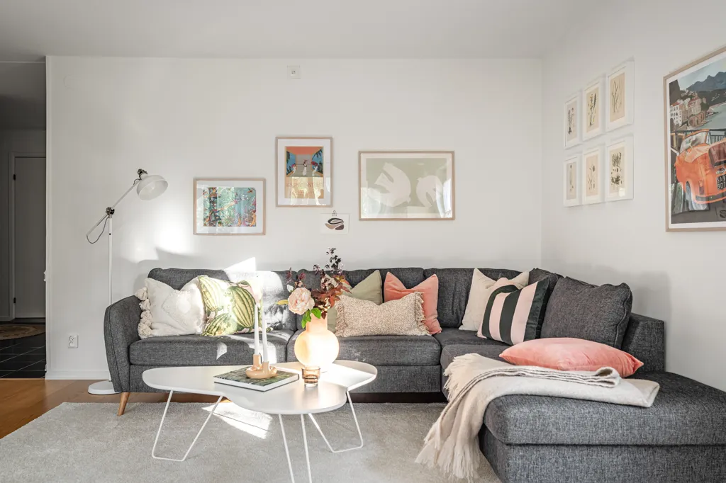 Séjour - Apartment with Garden View in Sjöfararen