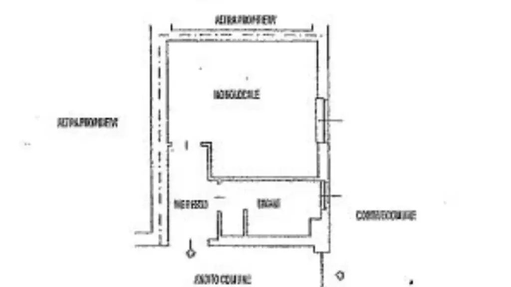 Plan - Studio with Private Garden in Turate
