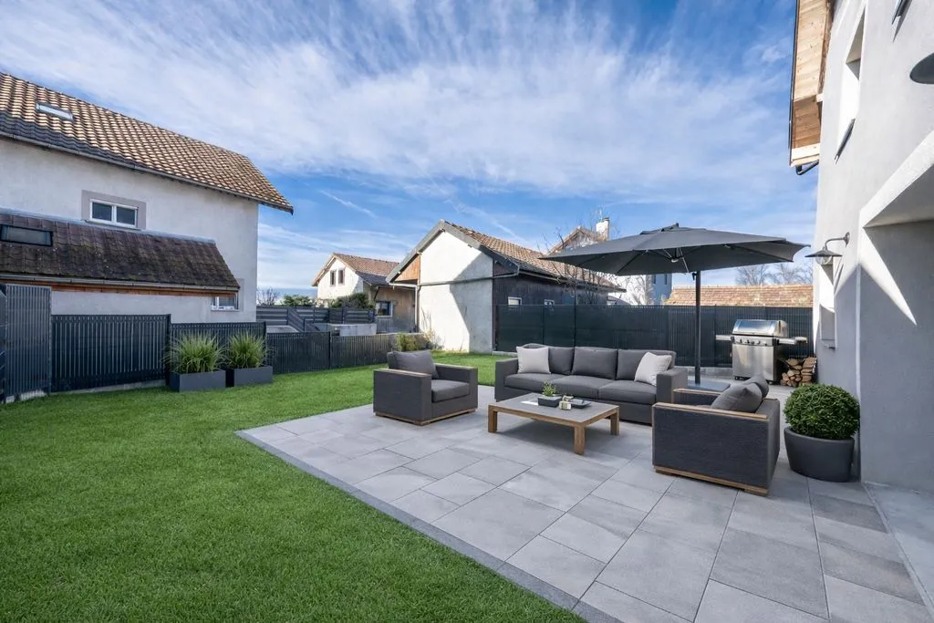 Jardin - Appartement Luxe avec Jardin à Évian-les-Bains