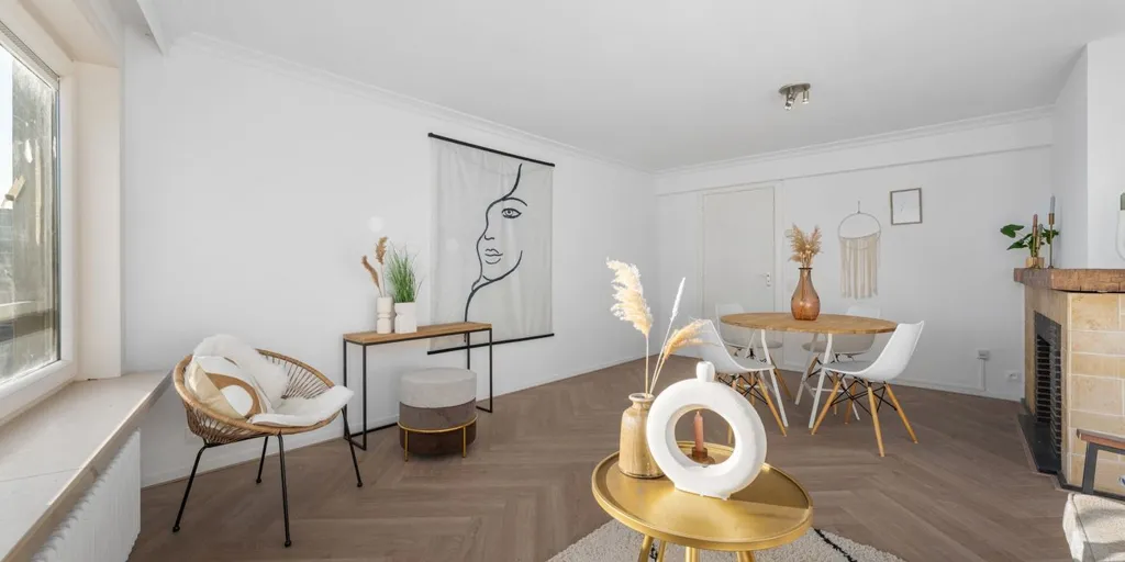 Séjour - Appartement avec Vue sur la Jachthaven à Oostende