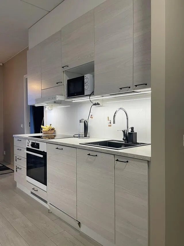Cuisine - Modern Apartment with Sauna in Oulu