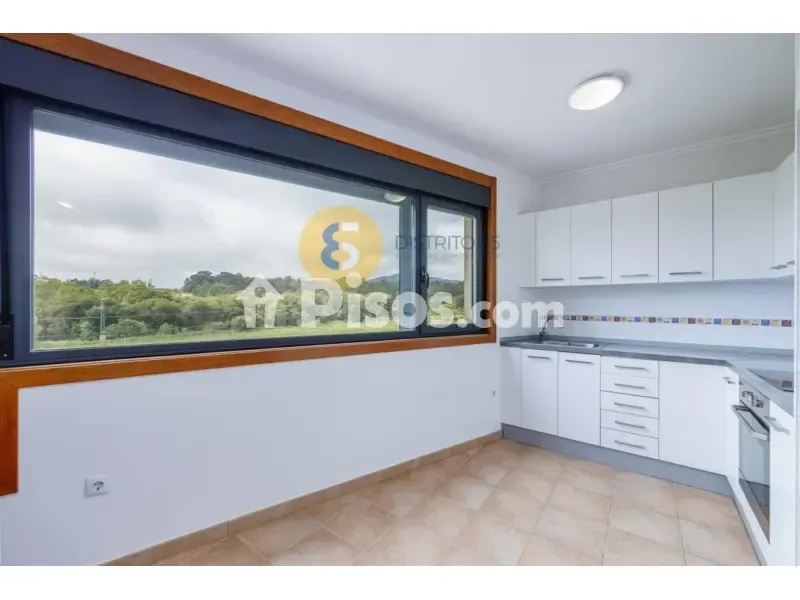 Köök - Modern Flat with Garden View in O Rosal