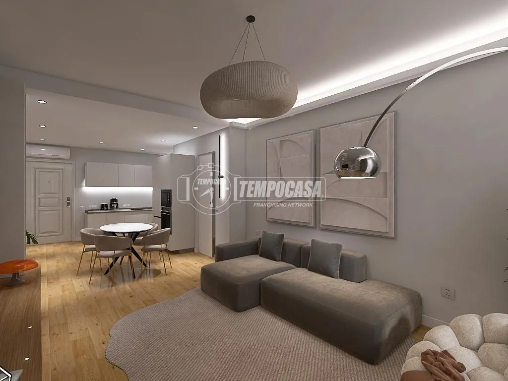 Soggiorno - Modernised 2-Bedroom in Parella, Turin