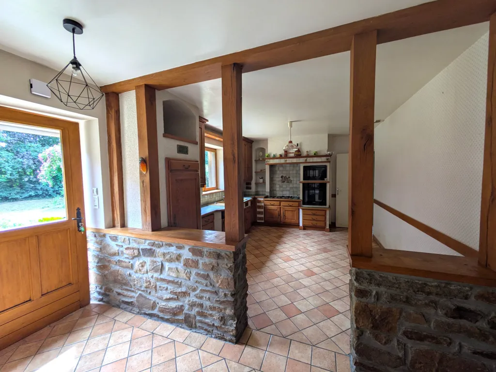 Köök - Charmant Timber-Frame House near Mont St Michel