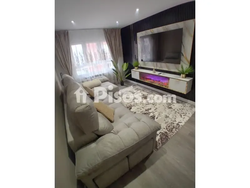 Séjour - Bright Apartment with Terrace in Gijón