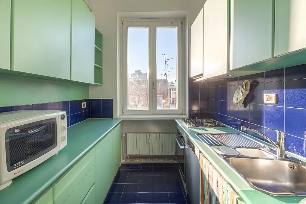Kitchen - Luxury Penthouse with Rooftop Terrace in Milan
