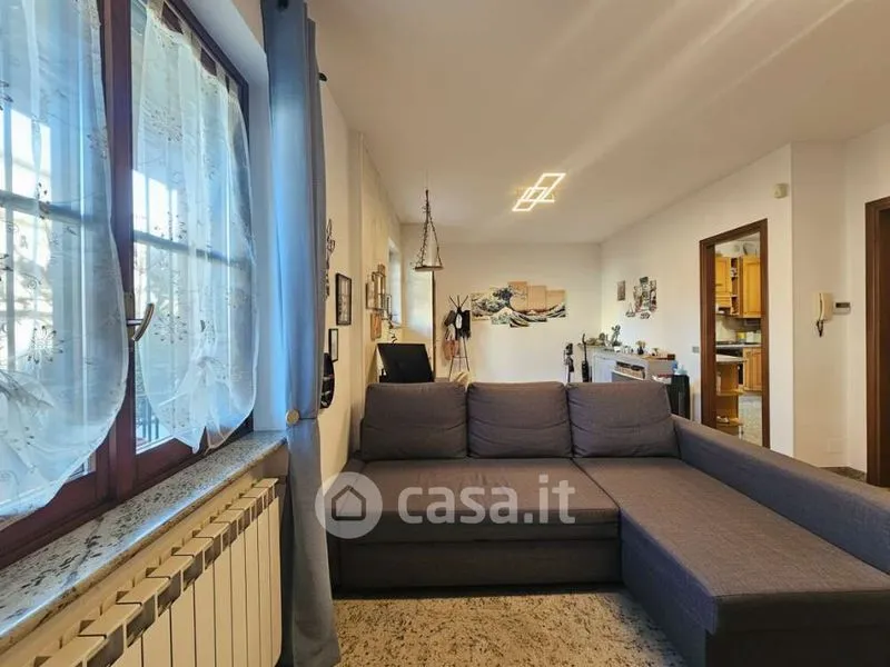 Séjour - Semi-detached House with Private Garden in Mozzo Centre