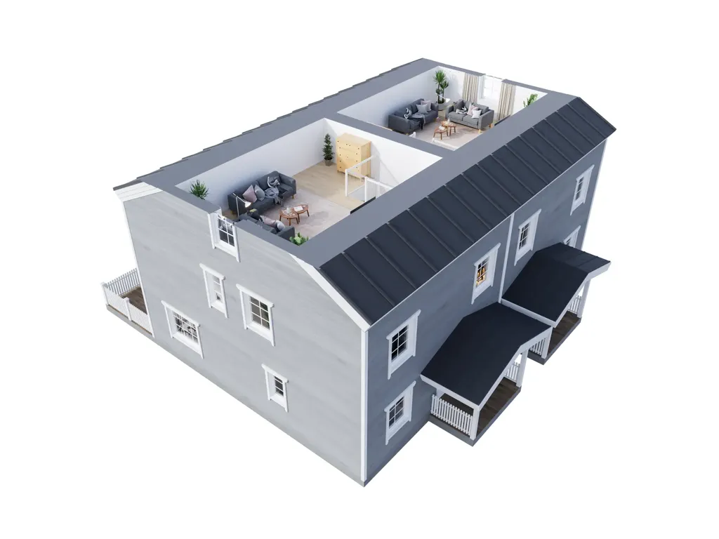 Newly Built Duplex with Waterfront View in Västernorrland