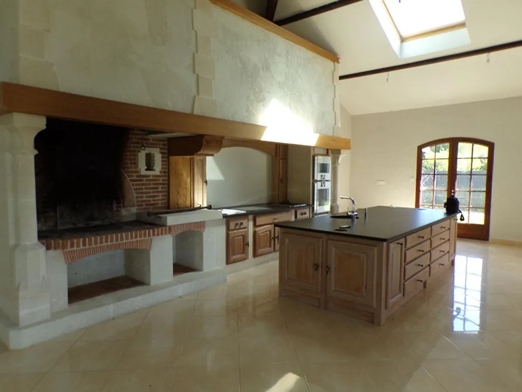 Cuisine - Villa Contemporaine avec Jardin à Soustons